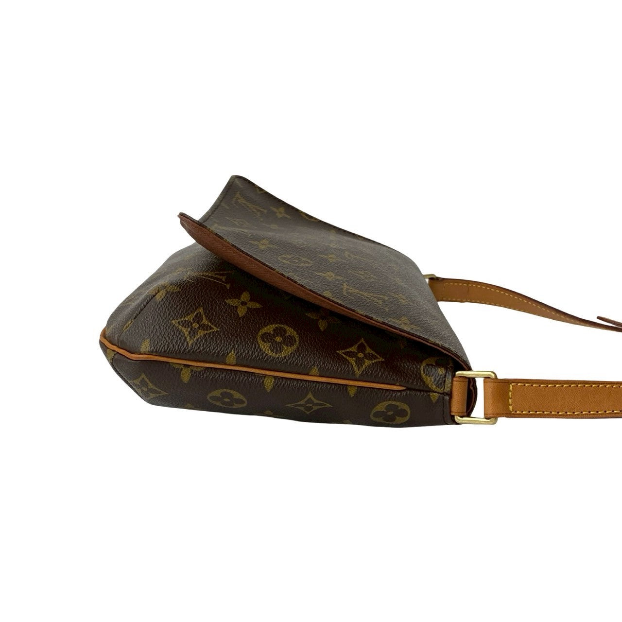 LOUIS VUITTON Shoulder Bag leather Brown Monogram Musette Tango