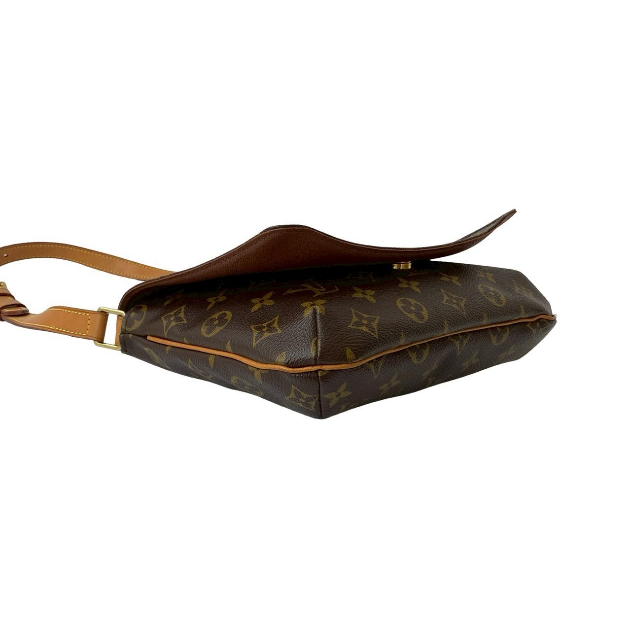 LOUIS VUITTON Shoulder Bag leather Brown Monogram Musette Tango