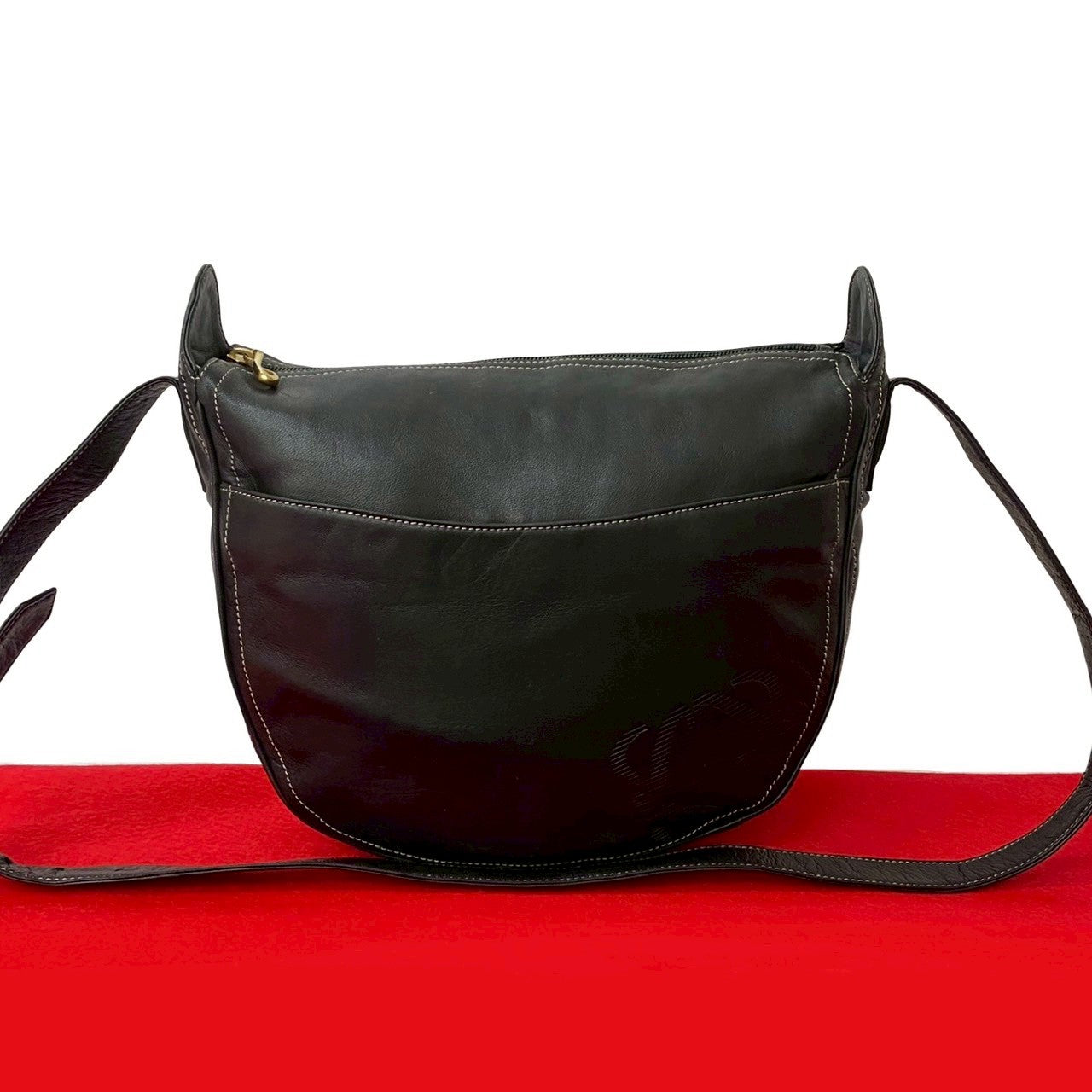 LOEWE Shoulder Bag leather black
