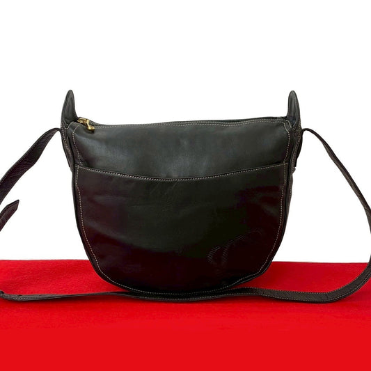 LOEWE Shoulder Bag leather black