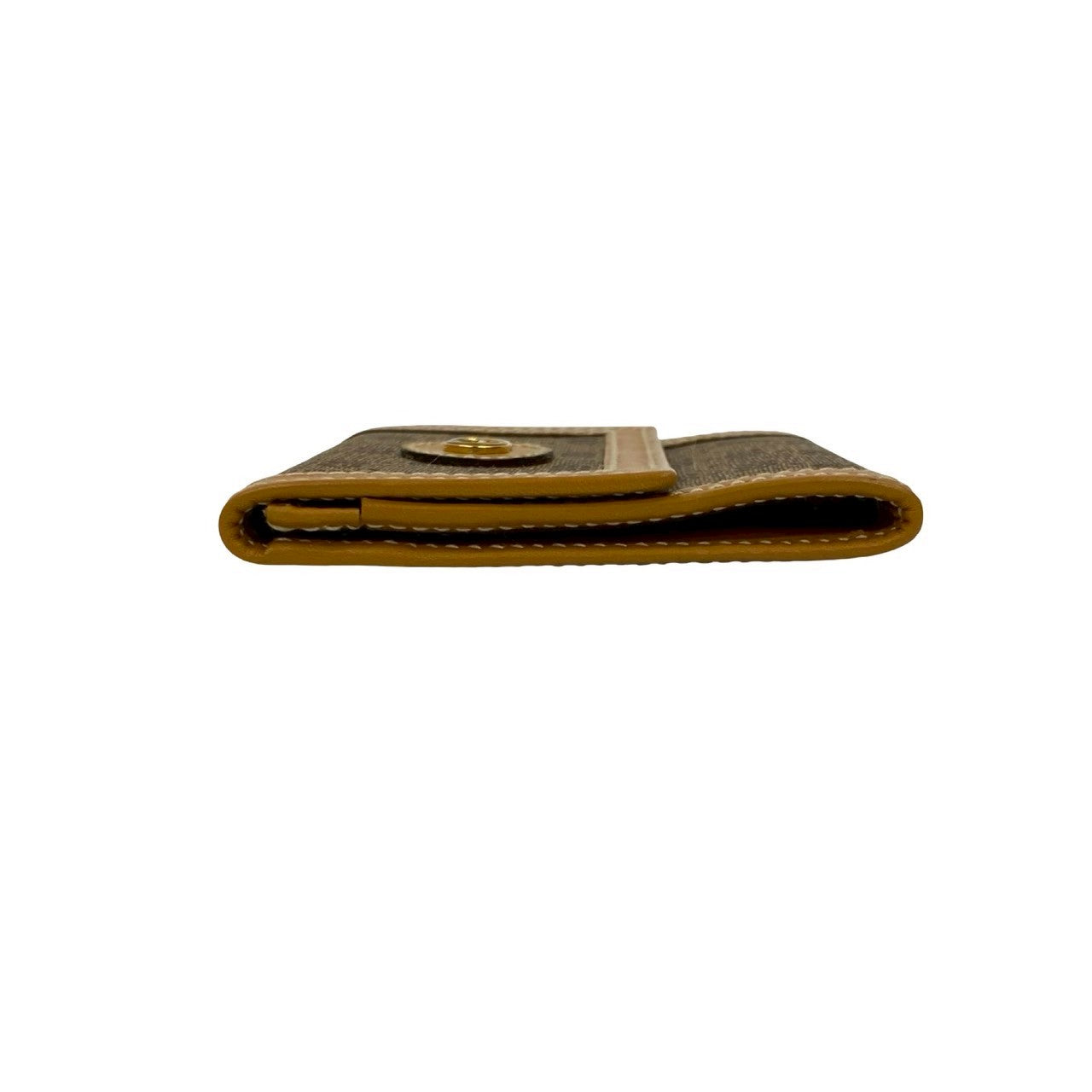 GUCCI Coin case leather Brown