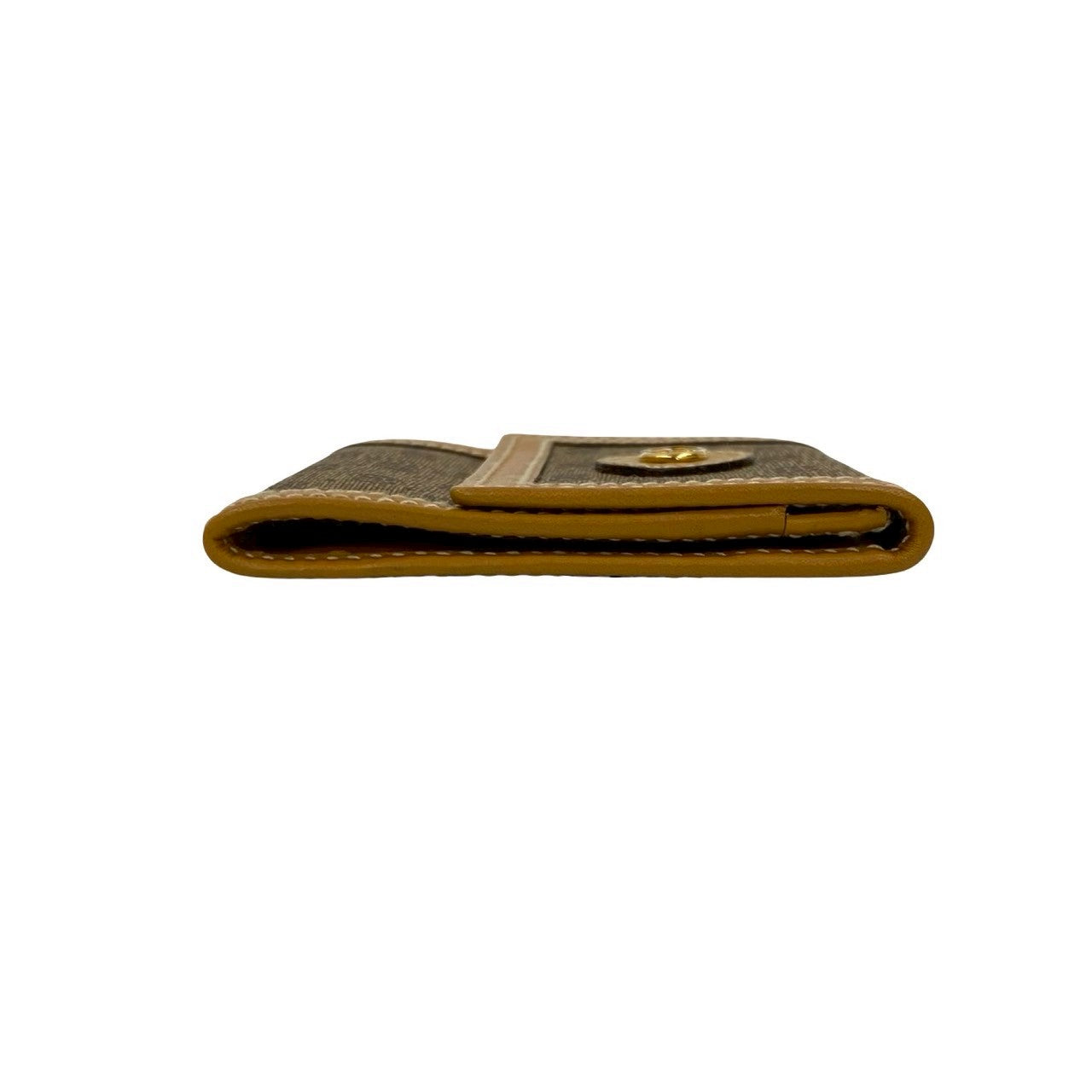 GUCCI Coin case leather Brown