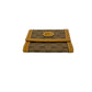 GUCCI Coin case leather Brown