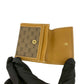 GUCCI Coin case leather Brown