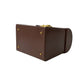 GUCCI Handbag leather Brown Ready lock