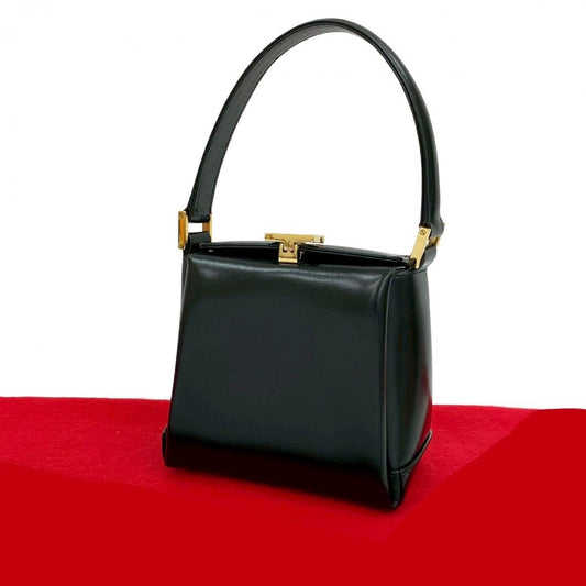 GUCCI Handbag leather black