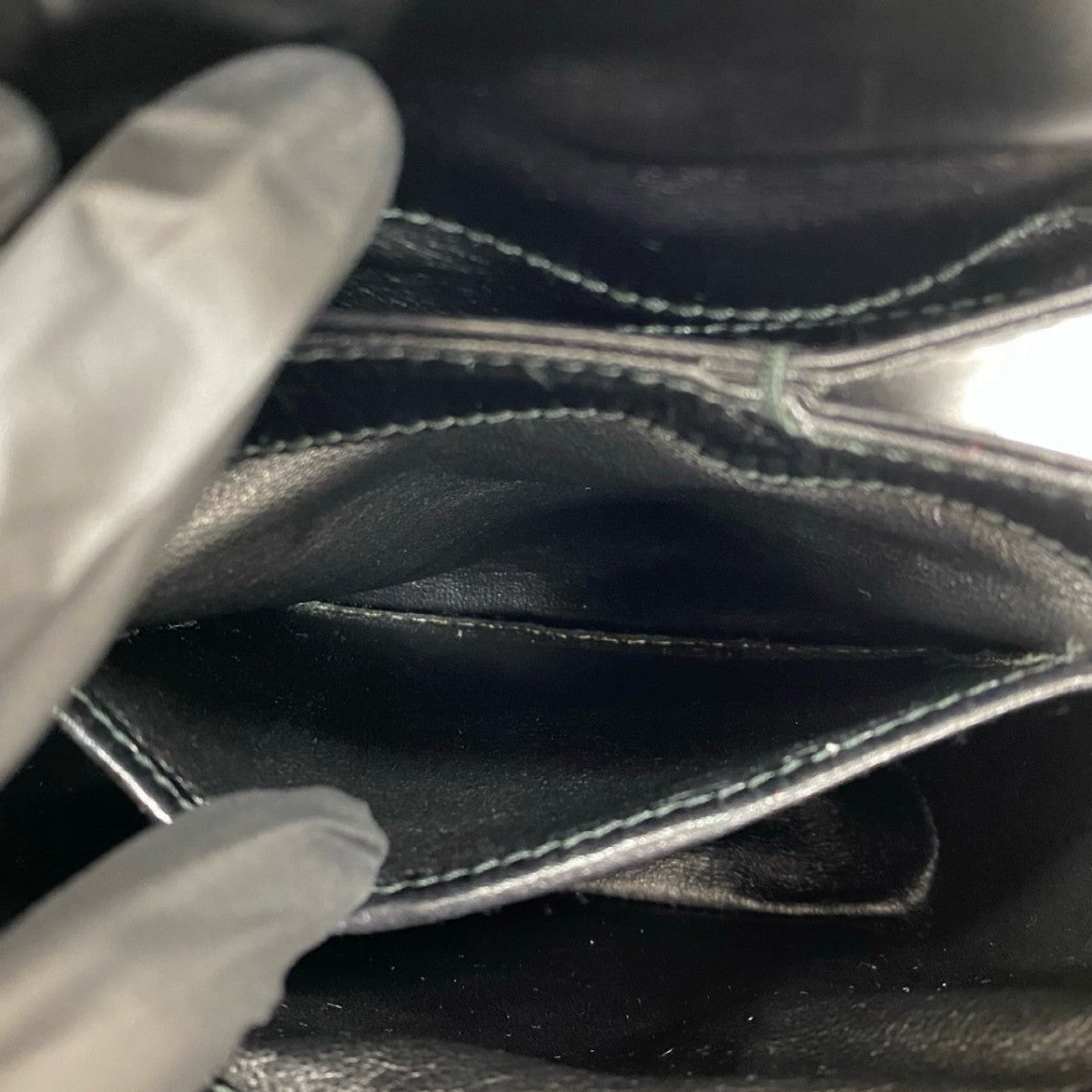 GUCCI Handbag leather black