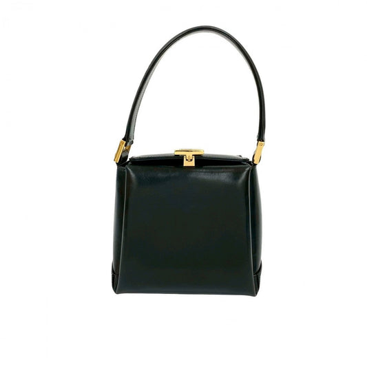 GUCCI Handbag leather black