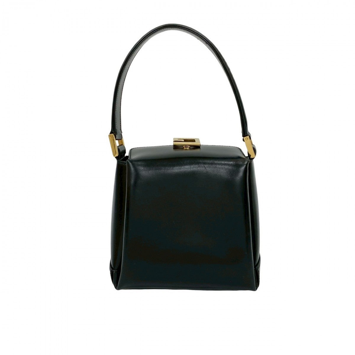 GUCCI Handbag leather black