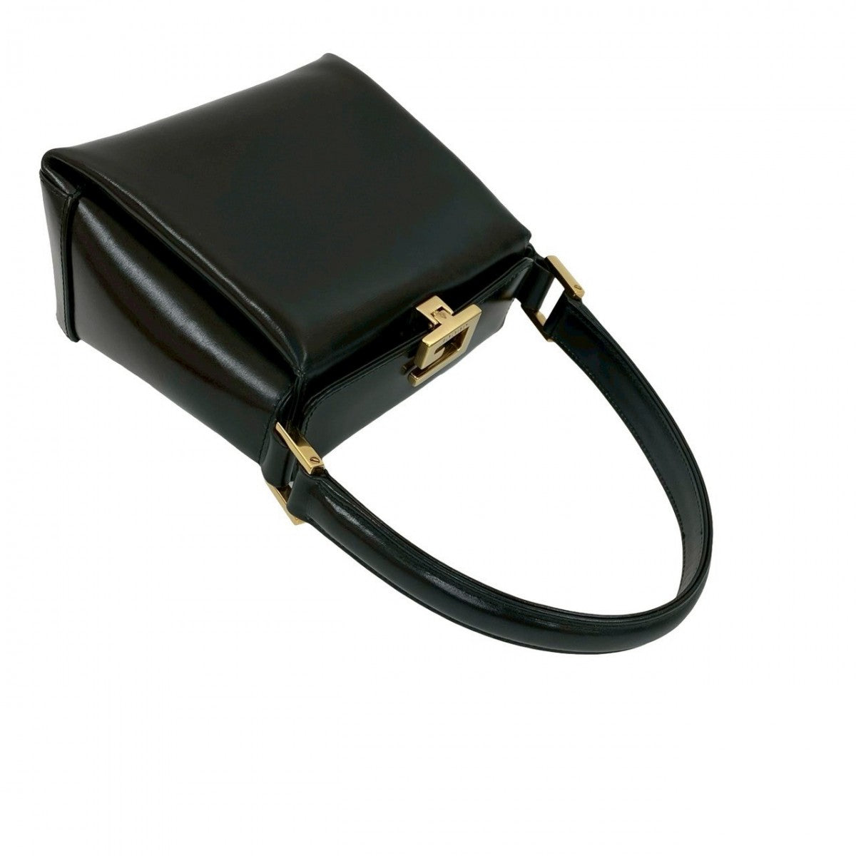 GUCCI Handbag leather black