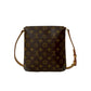 LOUIS VUITTON Shoulder Bag leather Brown Monogram Musette Salsa