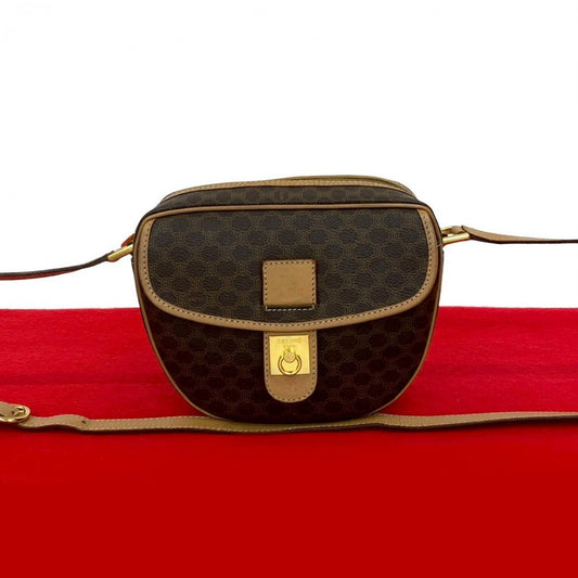 CELINE Shoulder Bag leather Brown
