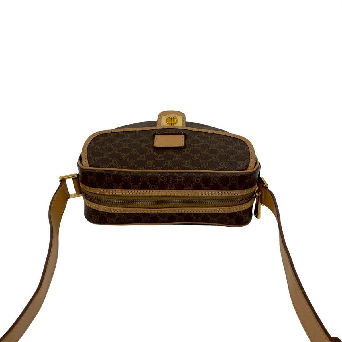 CELINE Shoulder Bag leather Brown