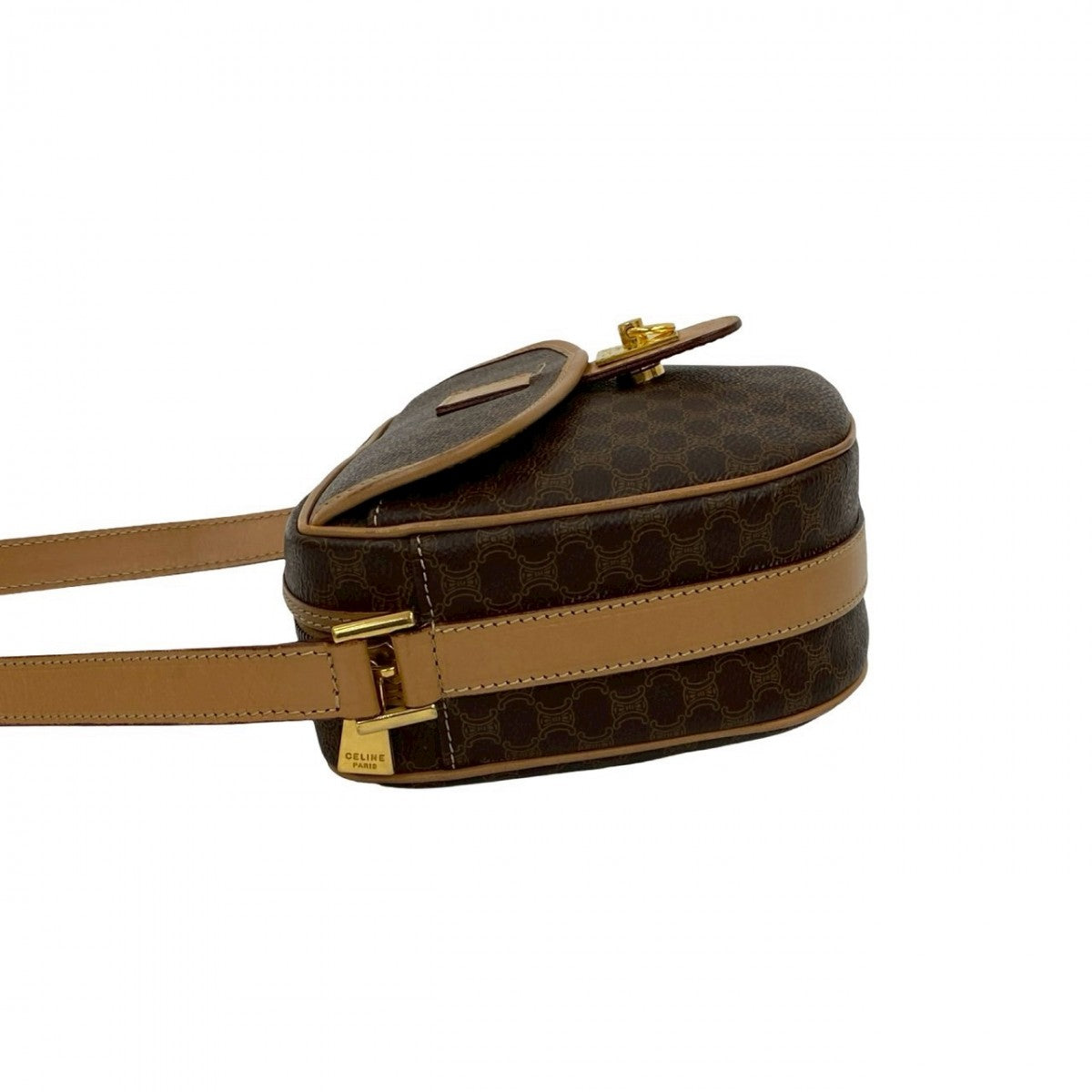 CELINE Shoulder Bag leather Brown