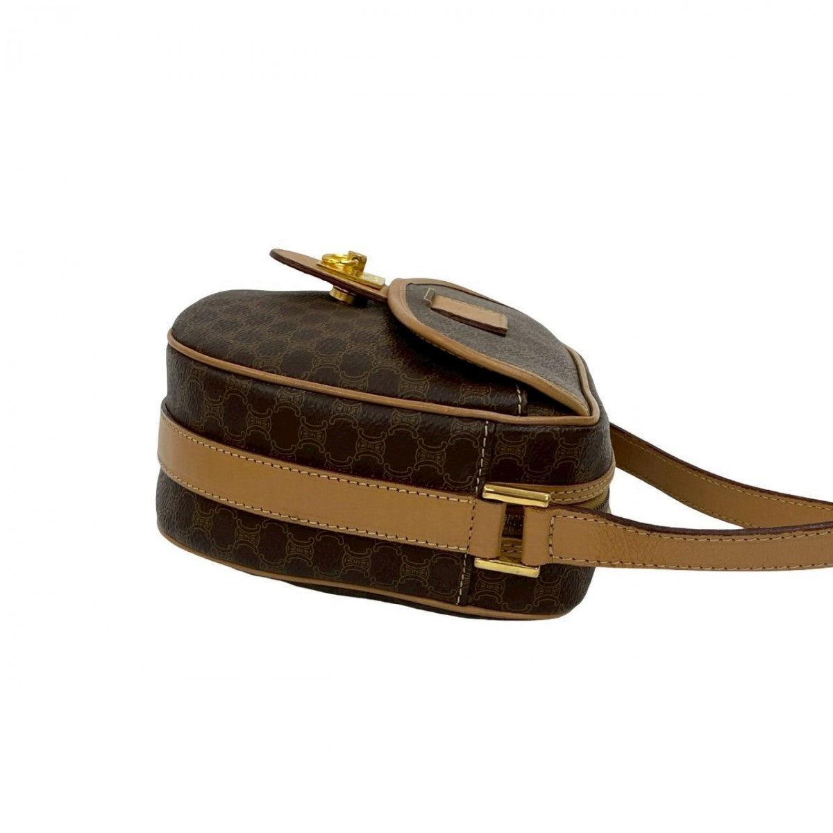 CELINE Shoulder Bag leather Brown