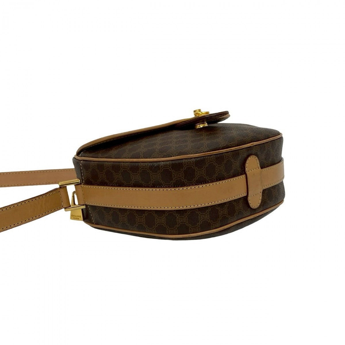 CELINE Shoulder Bag leather Brown