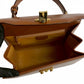 GUCCI Shoulder Bag leather Brown