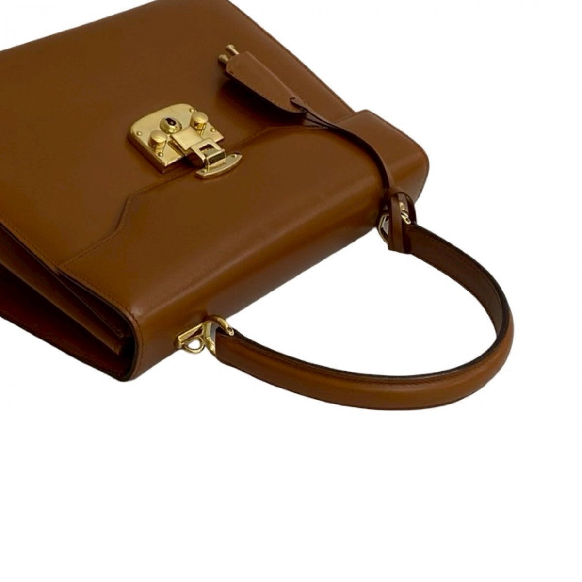 GUCCI Shoulder Bag leather Brown