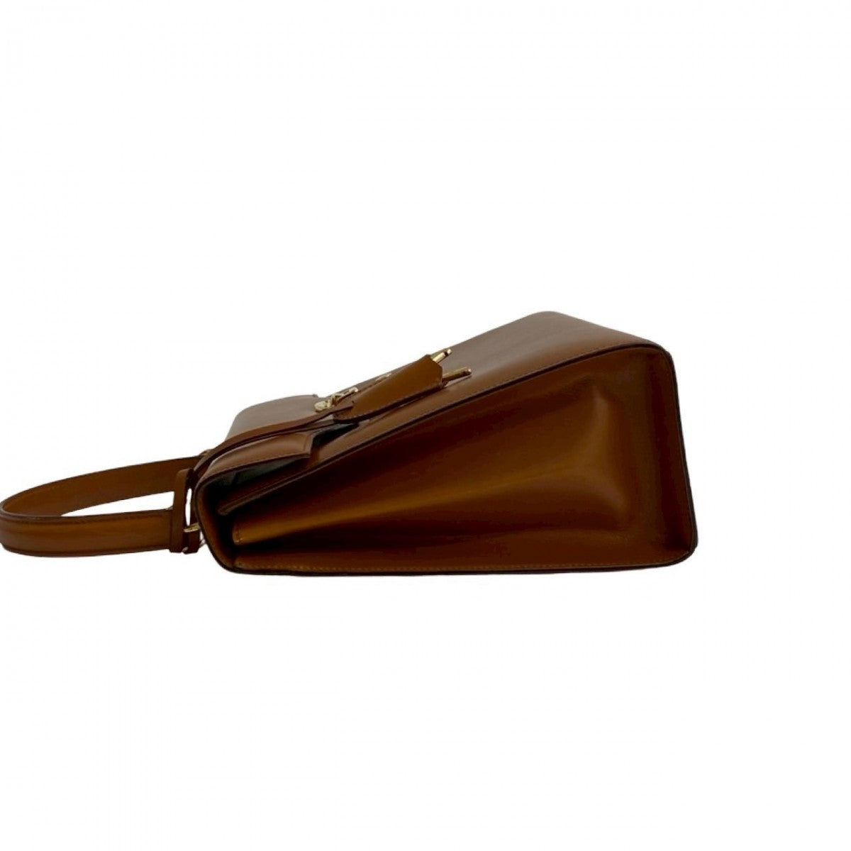 GUCCI Shoulder Bag leather Brown