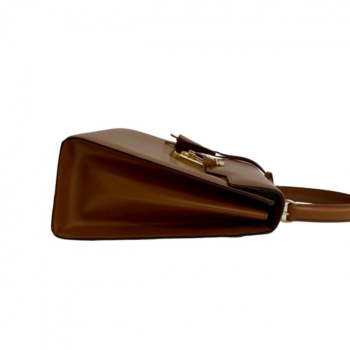 GUCCI Shoulder Bag leather Brown