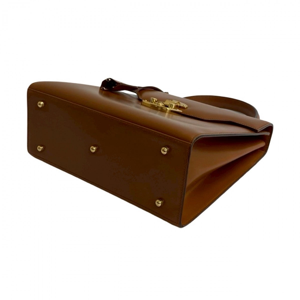 GUCCI Shoulder Bag leather Brown