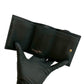 Dior Tri-fold wallet leather black saddle lotus wallet