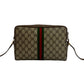 GUCCI Shoulder Bag leather Brown Sherry line