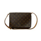 LOUIS VUITTON Shoulder Bag leather Brown Monogram Musette Tango