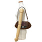 PRADA Shoulder Bag Nubuck Brown