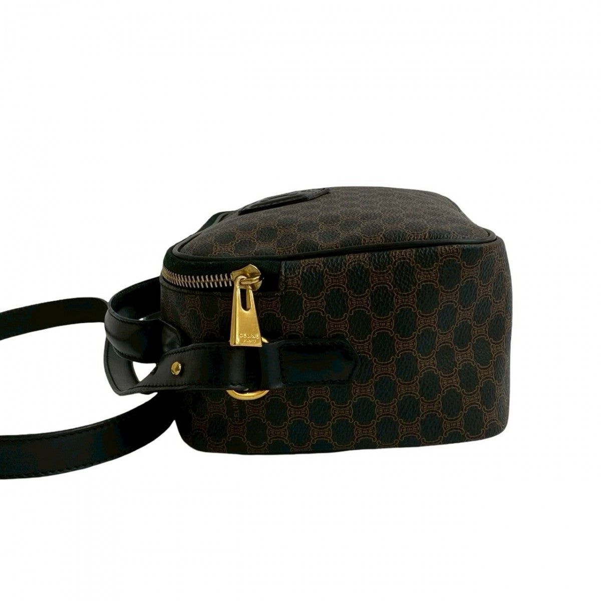 CELINE Shoulder Bag leather black