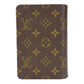 LOUIS VUITTON Bifold Wallet M61207 Monogram Brown Porto Papier Women Used Authentic