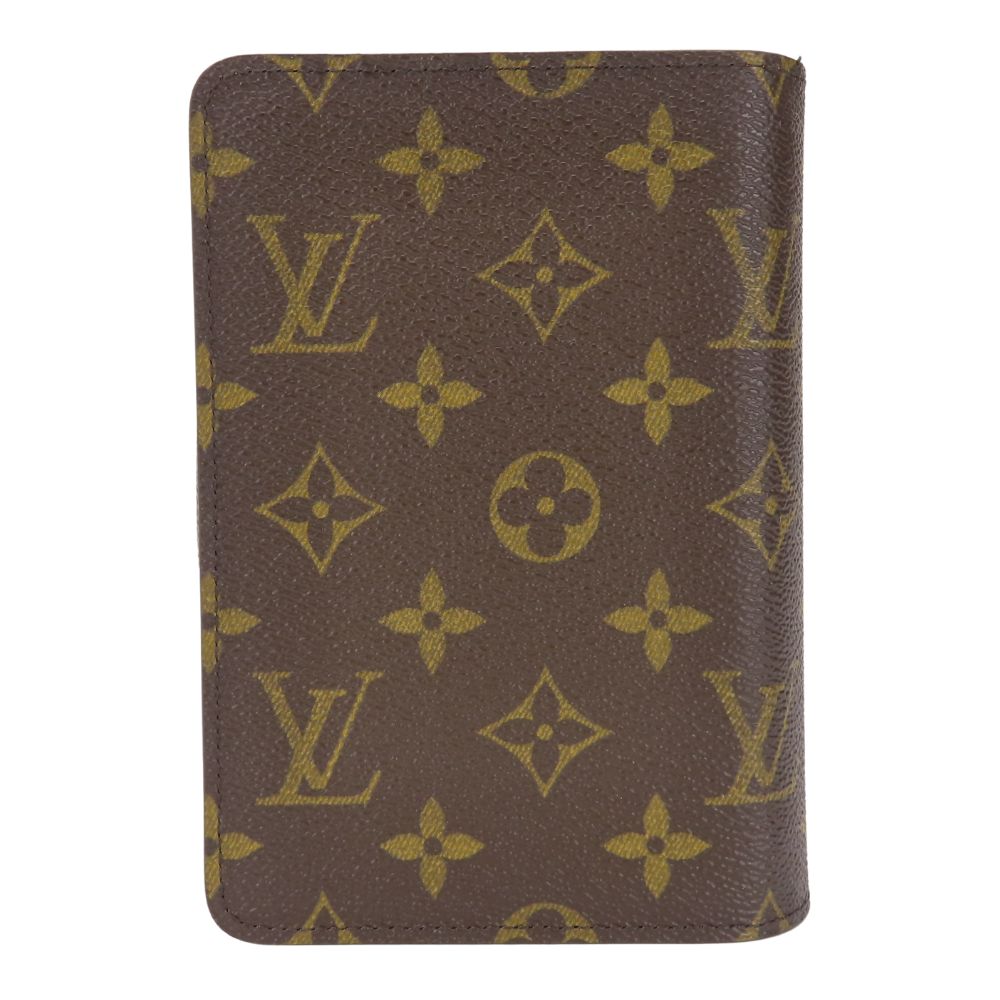 LOUIS VUITTON Bifold Wallet M61207 Monogram Brown Porto Papier Women Used Authentic