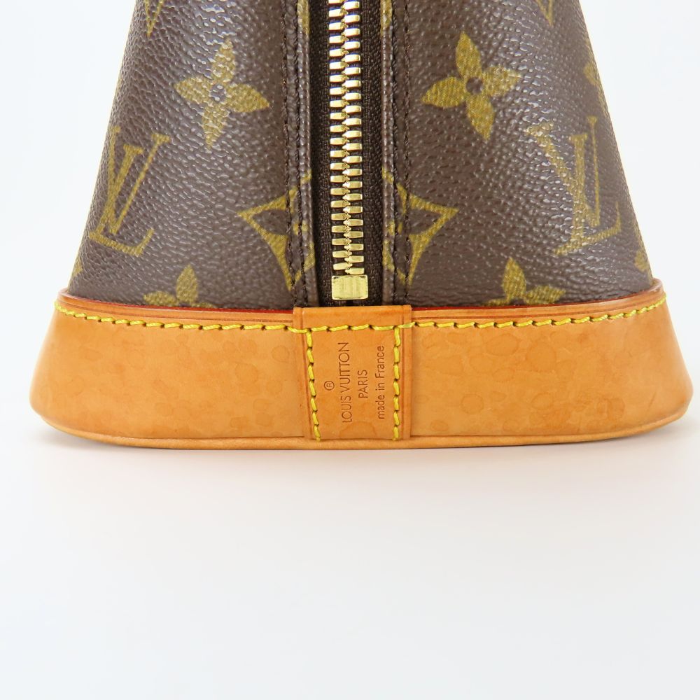 LOUIS VUITTON Handbag M51130 Monogram Brown Alma Women Used Authentic