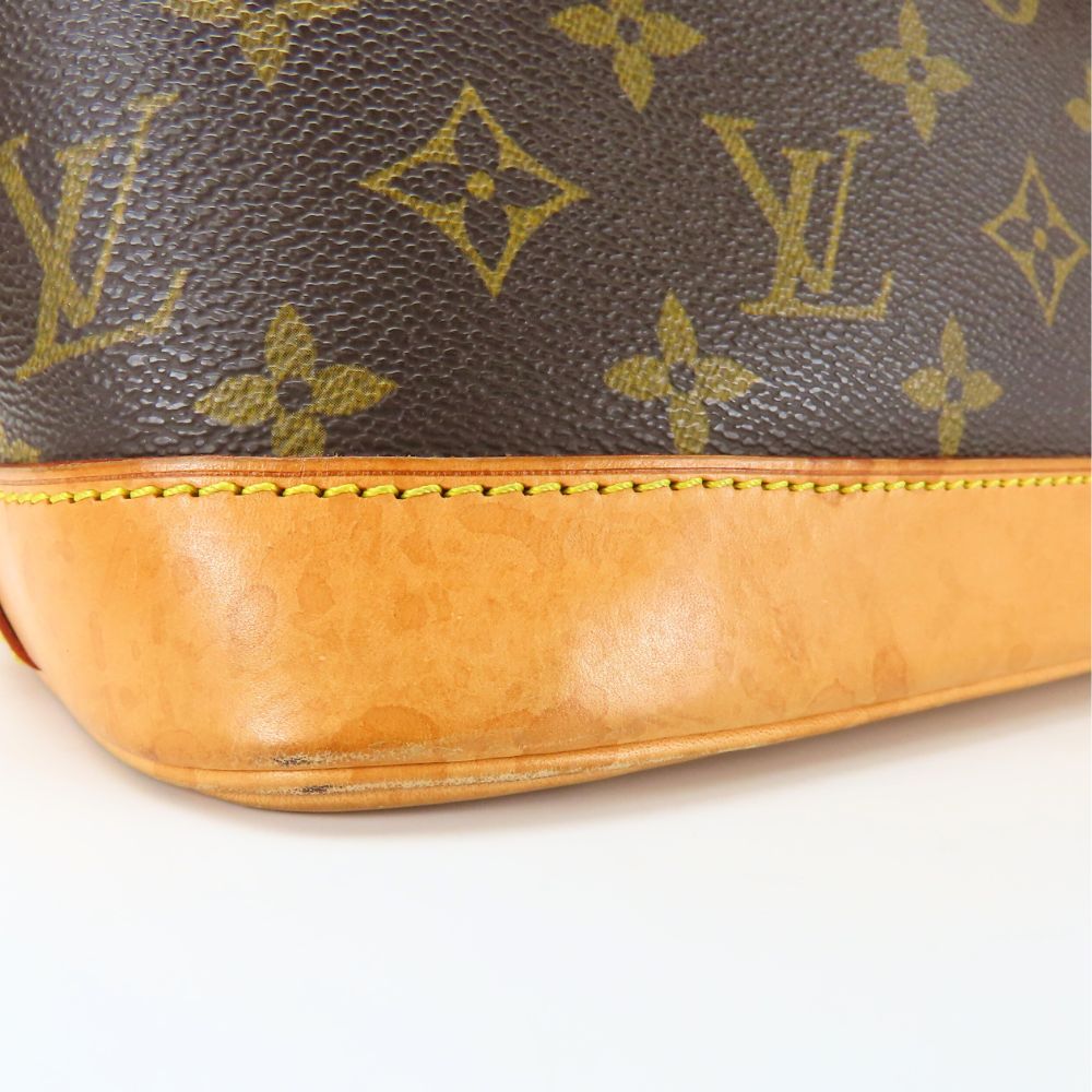 LOUIS VUITTON Handbag M51130 Monogram Brown Alma Women Used Authentic