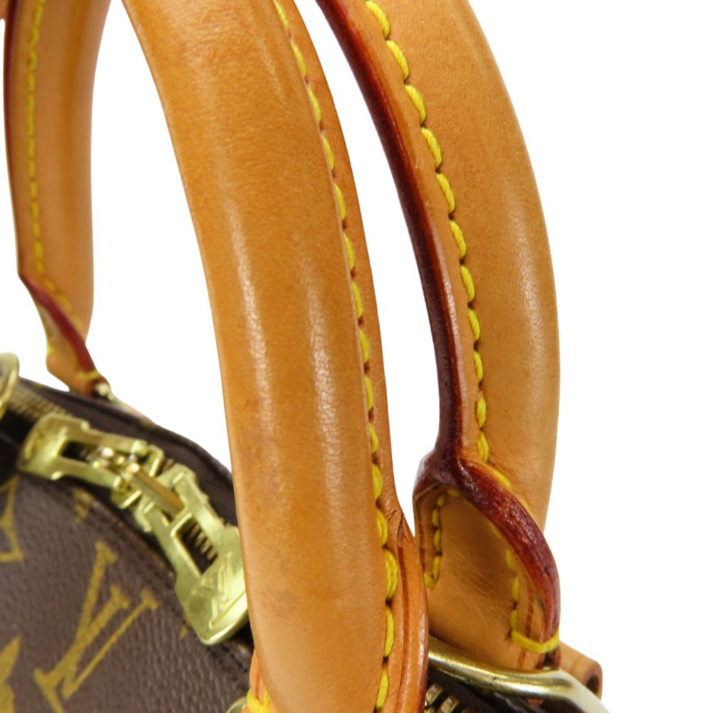 LOUIS VUITTON Handbag M51130 Monogram Brown Alma Women Used Authentic