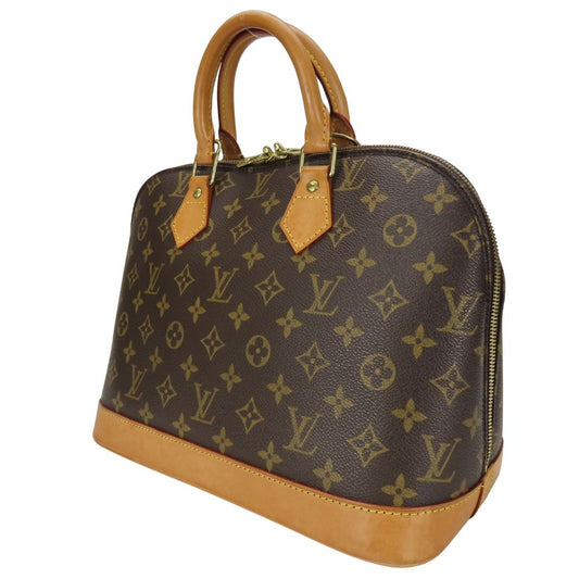 LOUIS VUITTON Handbag M51130 Monogram Brown Alma Women Used Authentic