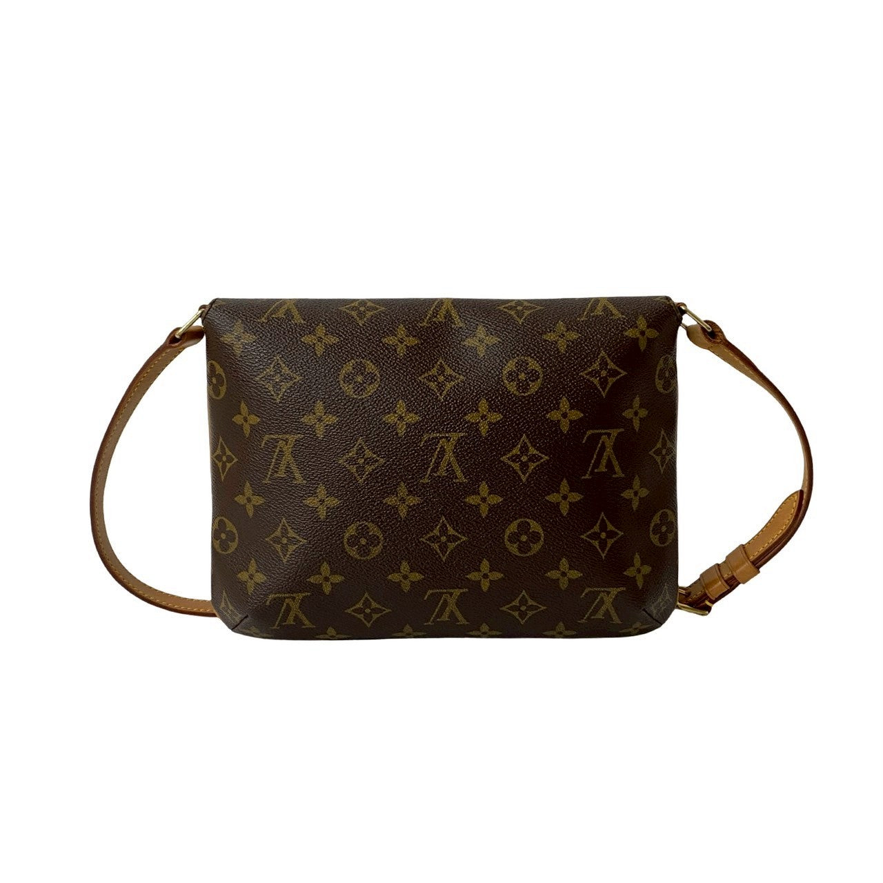 LOUIS VUITTON Shoulder Bag leather Brown Monogram Musette Tango