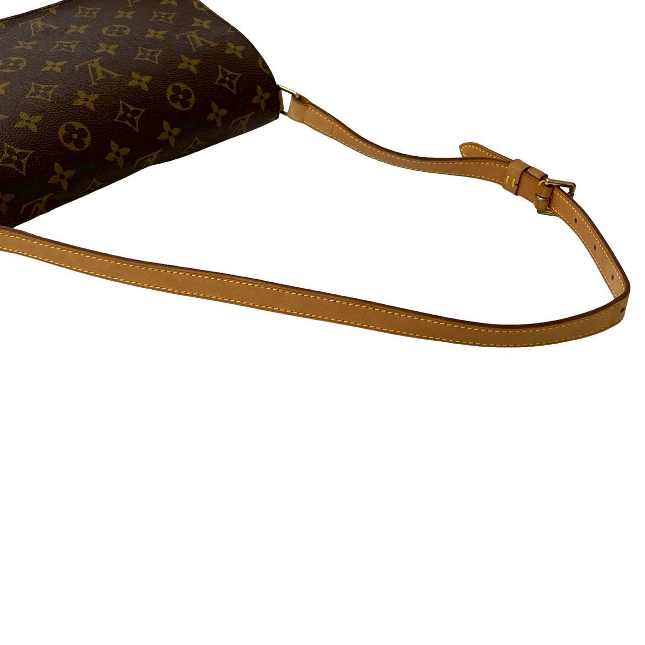 LOUIS VUITTON Shoulder Bag leather Brown Monogram Musette Tango