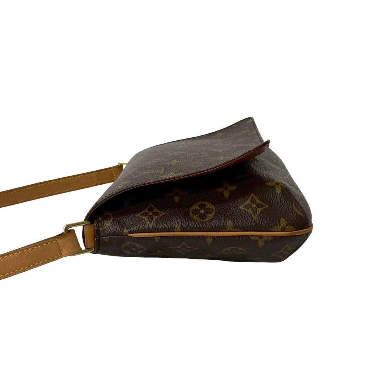 LOUIS VUITTON Shoulder Bag leather Brown Monogram Musette Tango