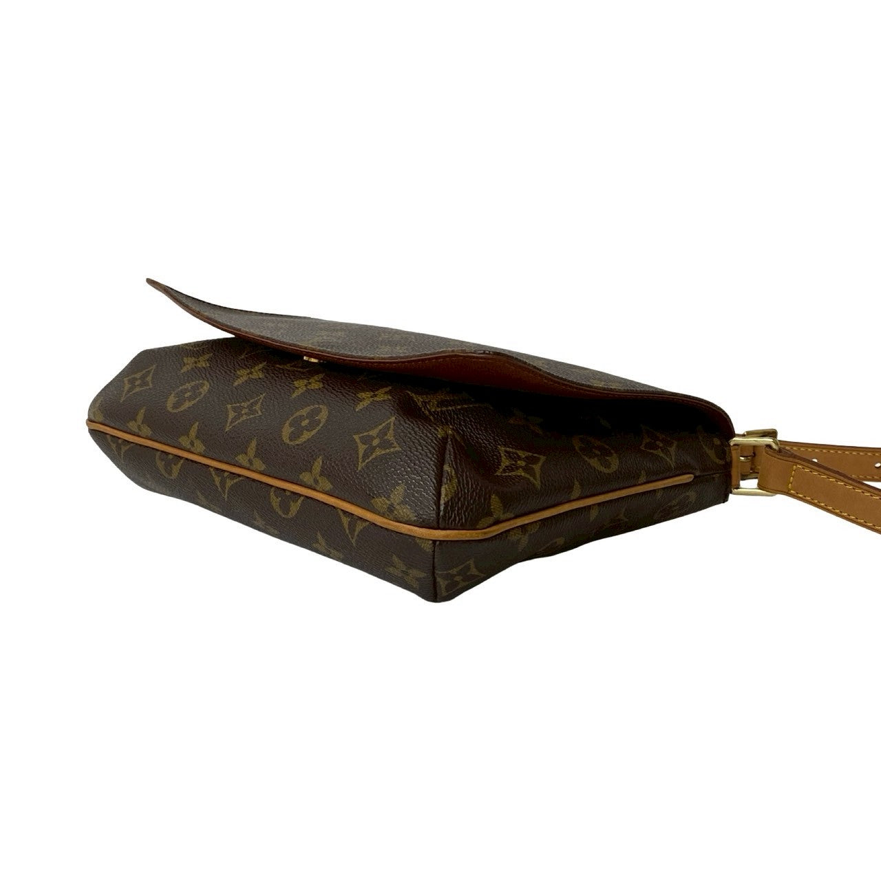 LOUIS VUITTON Shoulder Bag leather Brown Monogram Musette Tango
