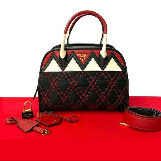 PRADA Shoulder Bag Nylon black