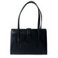 GUCCI Handbag Calfskin Navy