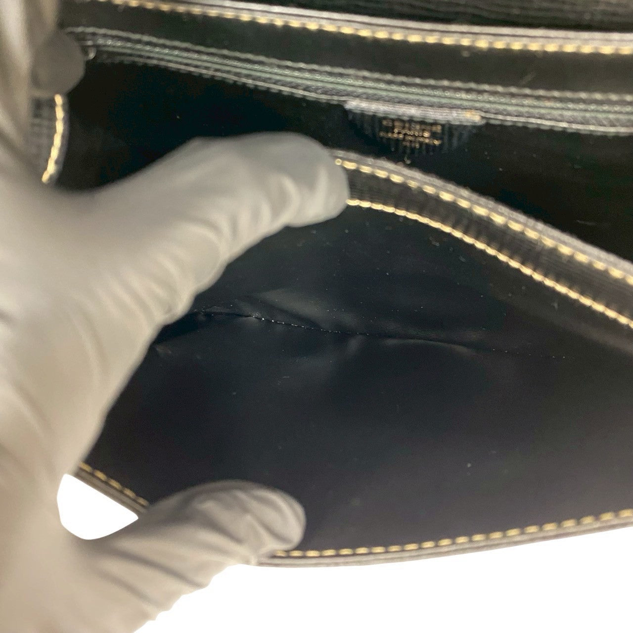 CELINE Shoulder Bag leather black