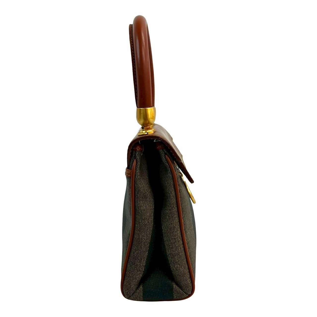 FENDI Shoulder Bag leather Brown