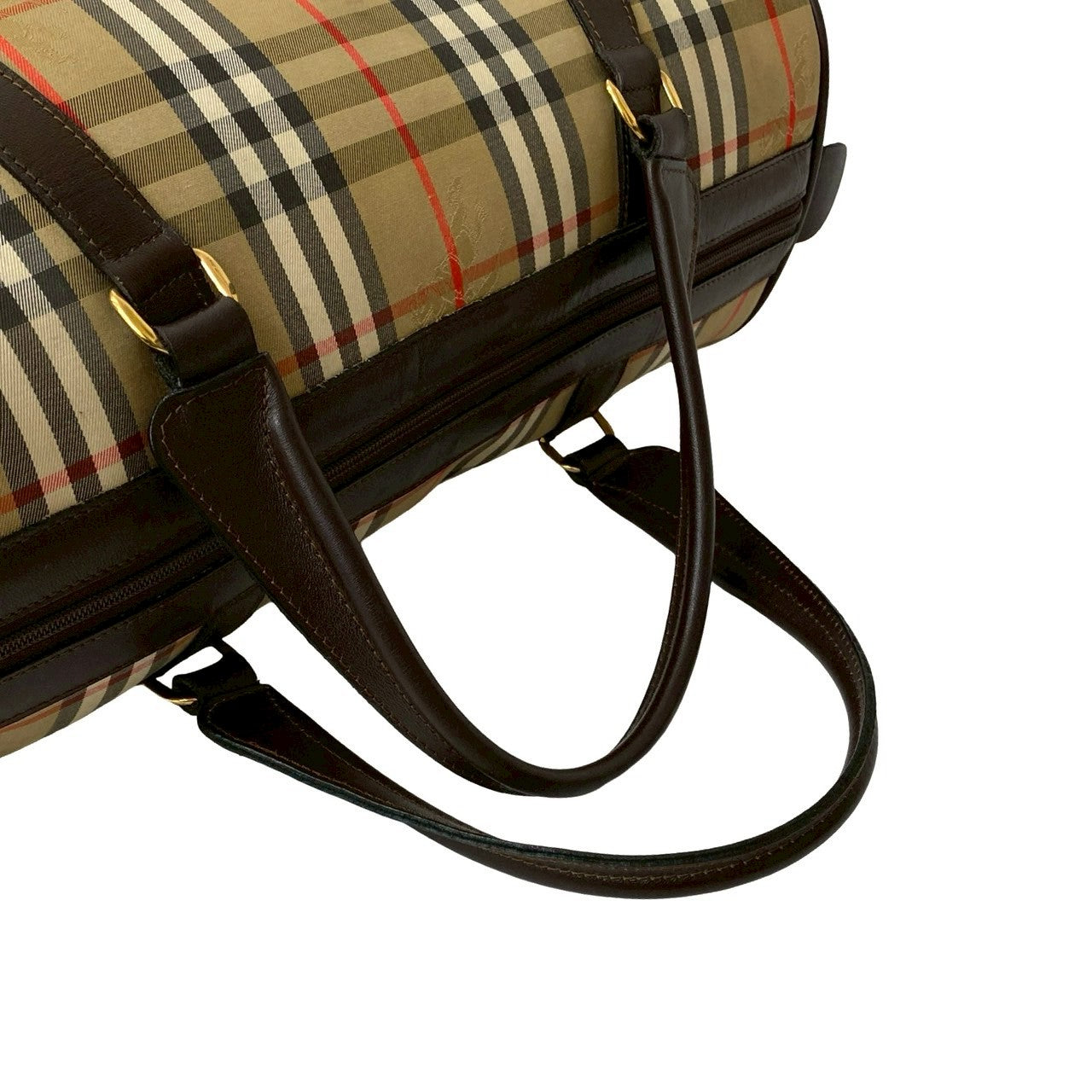 BURBERRY Boston Duffel bag canvas Brown