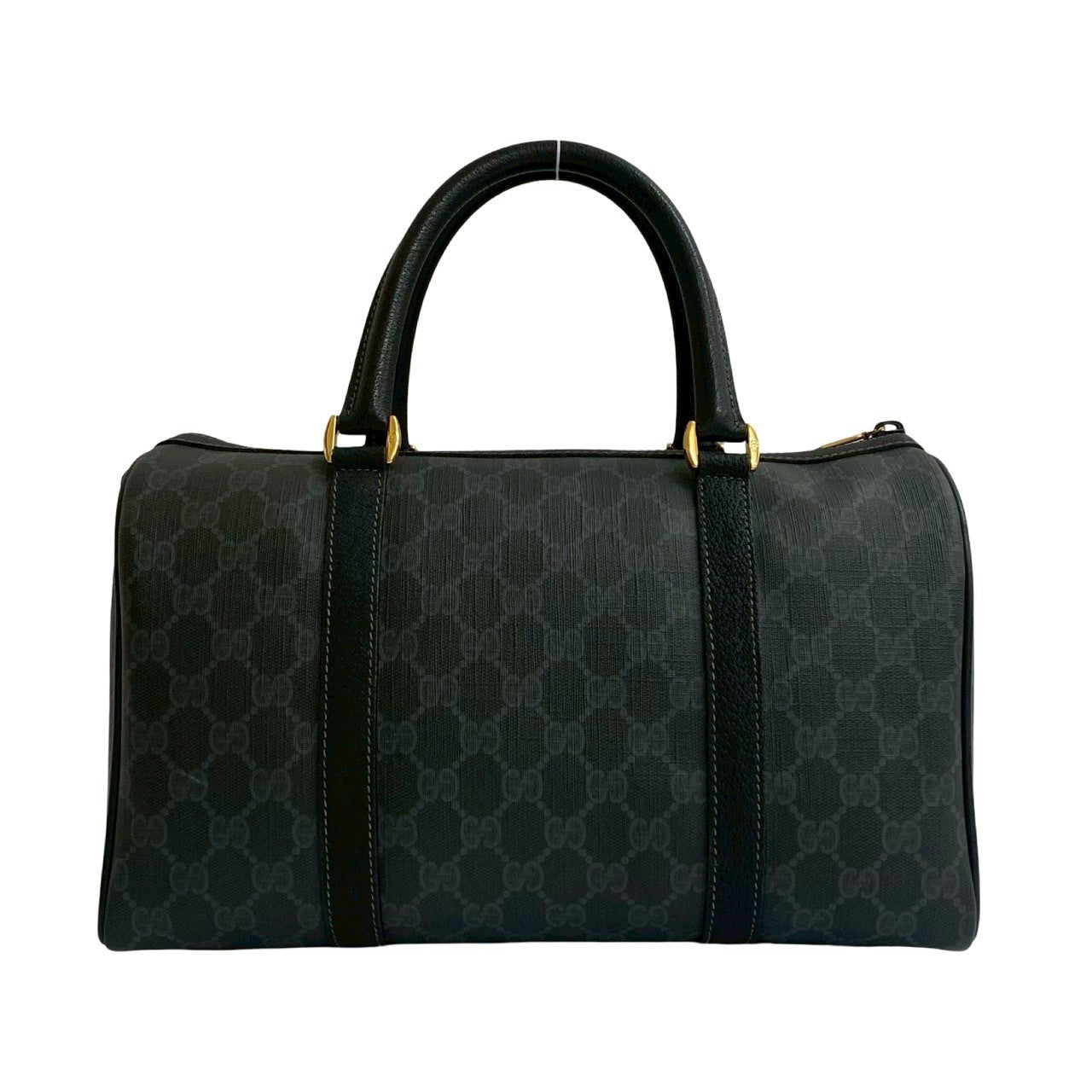 GUCCI Handbag leather black Sherry line