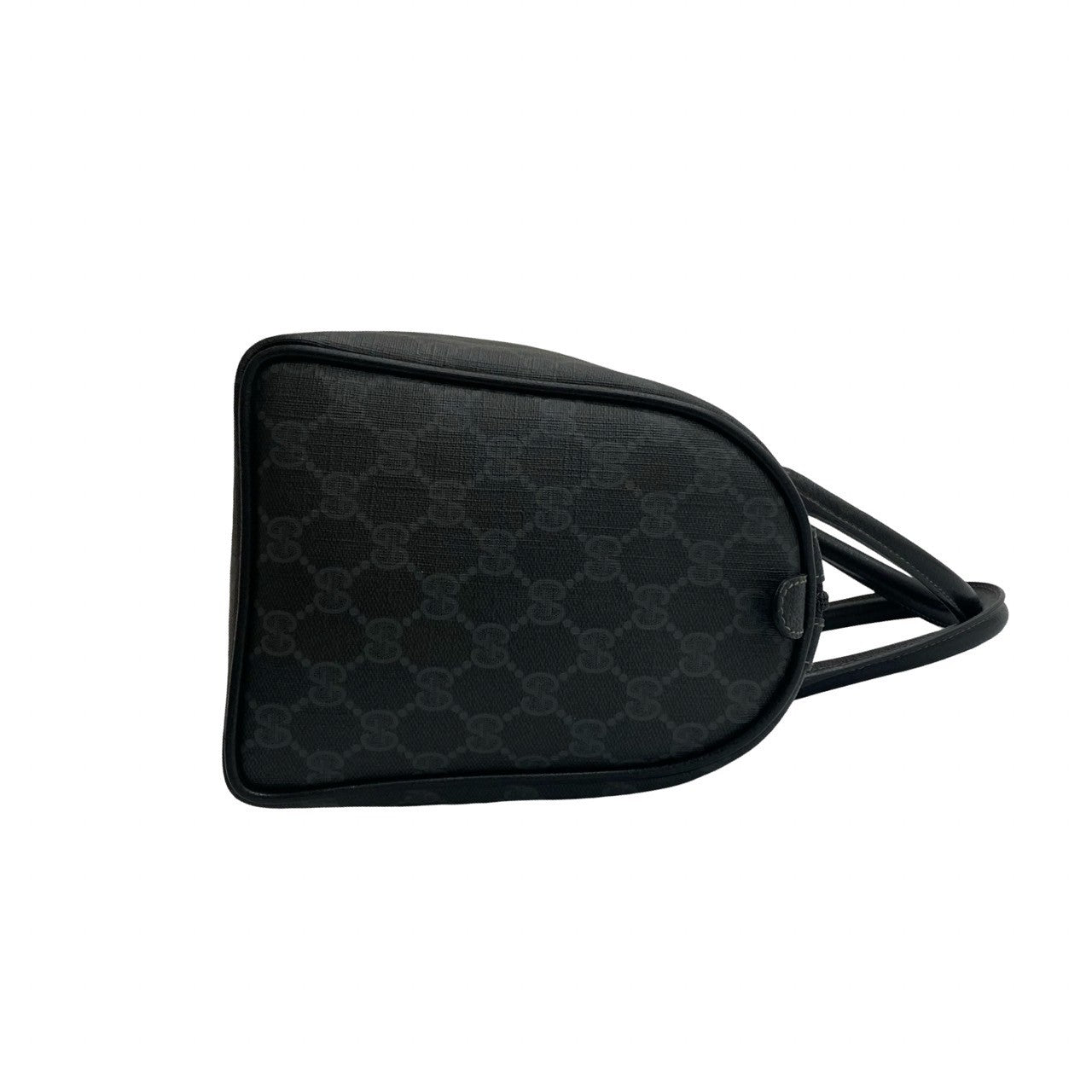 GUCCI Handbag leather black Sherry line