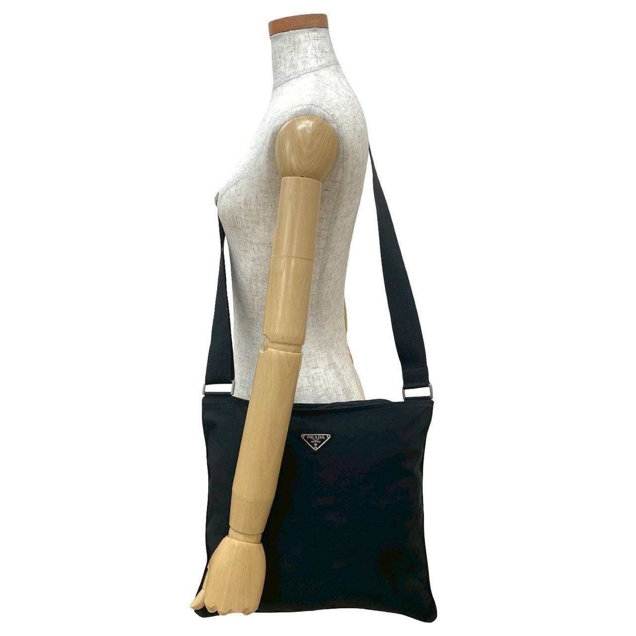 PRADA Shoulder Bag Nylon black