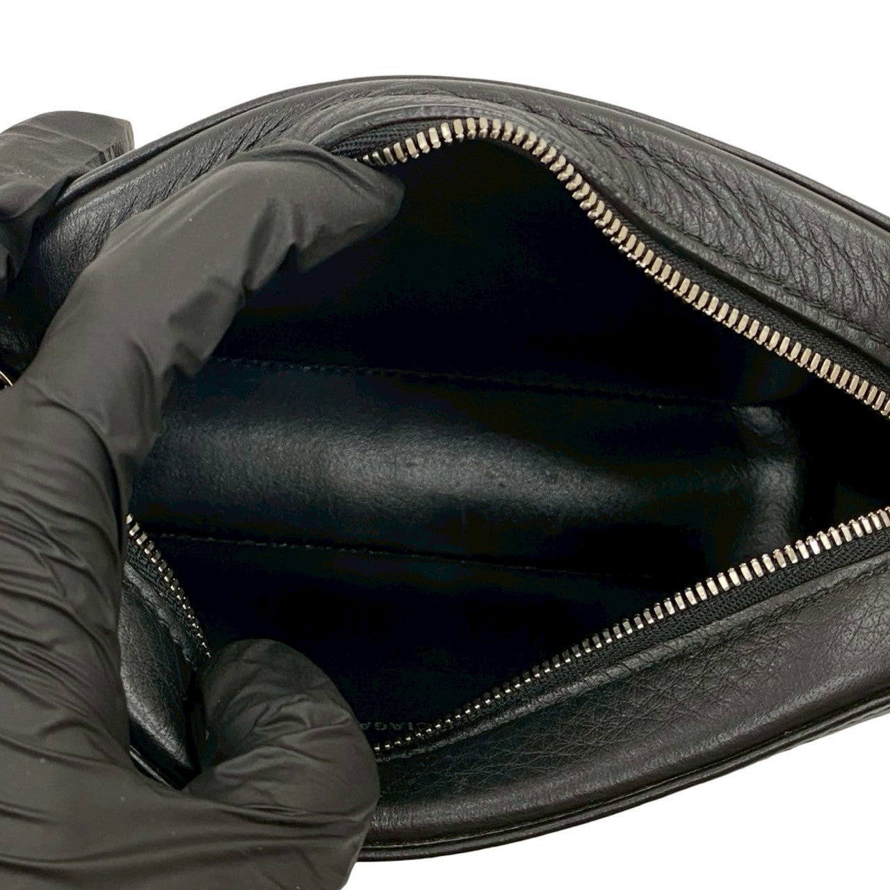 BALENCIAGA Shoulder Bag leather black Everyday Camera Bag XS