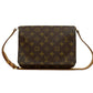 LOUIS VUITTON Shoulder Bag leather Brown Monogram Musette Tango